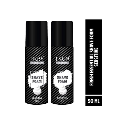 India Desire : Amazon Pantry Deal: Buy Fresh Essential Shave Foam - Sensitive, 50 ml (Pack of 2) At Rs 96 Only